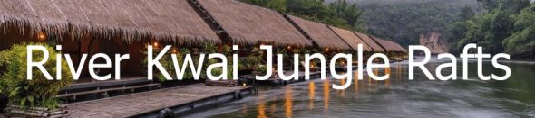 bilde av river kwai jungle rafts med samme tekst oppå bildet